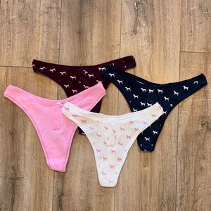 PINK Victoria’s Secret Thong Panty Bundle